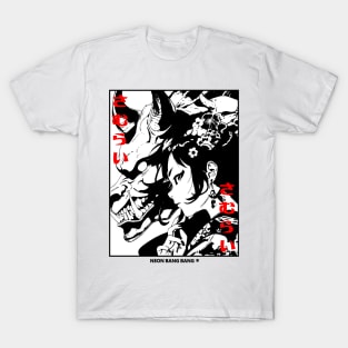 Japanese Anime Aesthetic Cyberpunk Yakuza T-Shirt